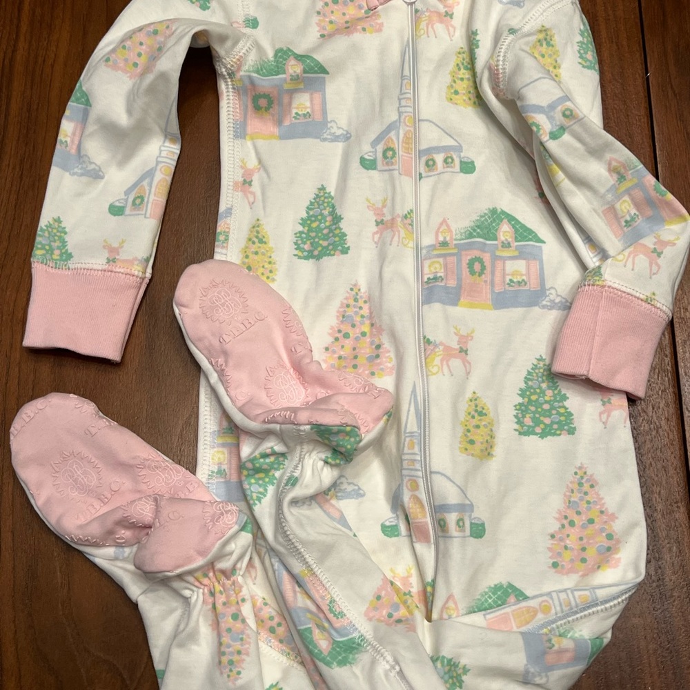 Beaufort Bonnet Colorful Holiday pajamas with Pink Accents